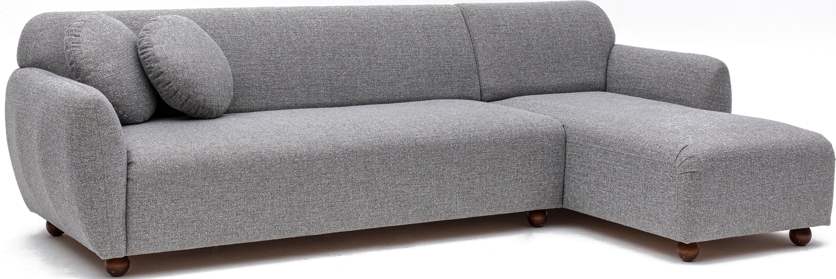 Diwansofa Eddy - Hellgrau