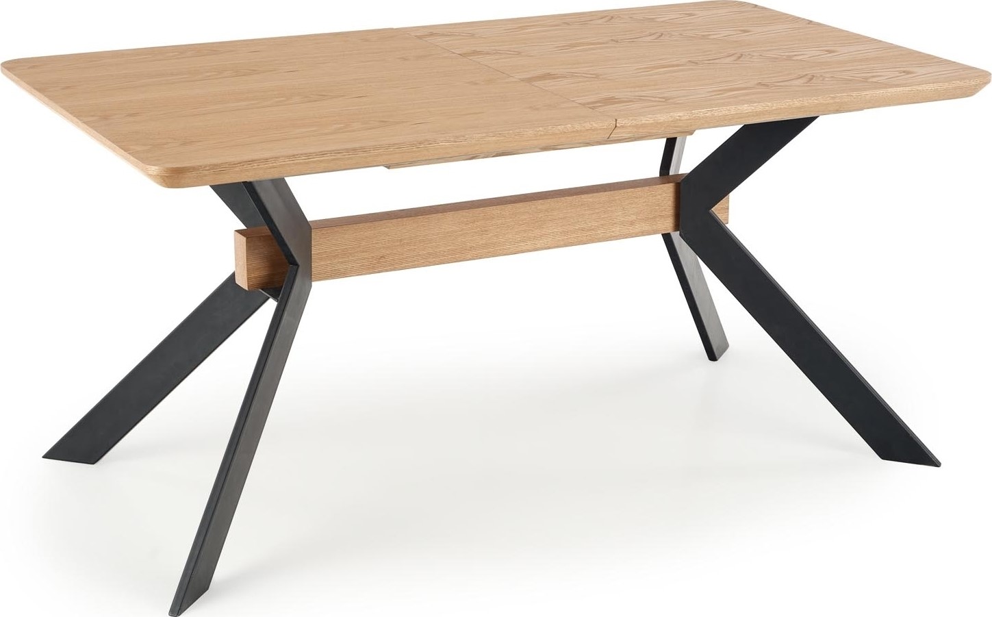 Bermuda Esstisch 160-220 cm - Eiche/schwarz Bermuda Esstisch 160-220 cm - Eiche/schwarz