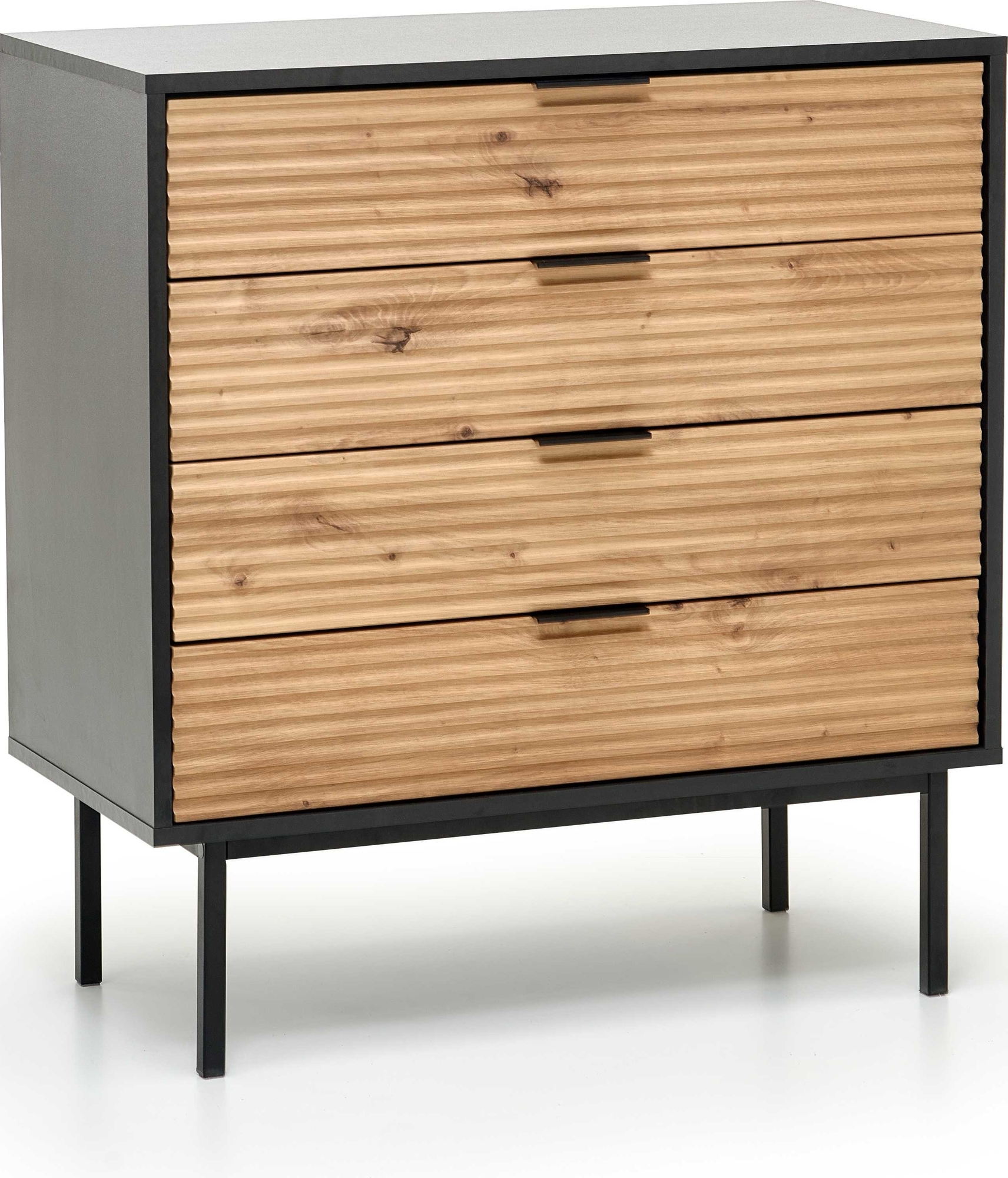 Laguna Kommode - Artisan Eiche/Schwarz Laguna Kommode - Artisan Eiche/Schwarz