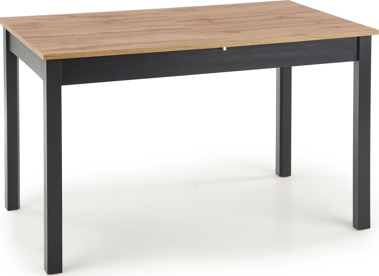 Rainer Esstisch 124-168 cm - Wotan Eiche/schwarz