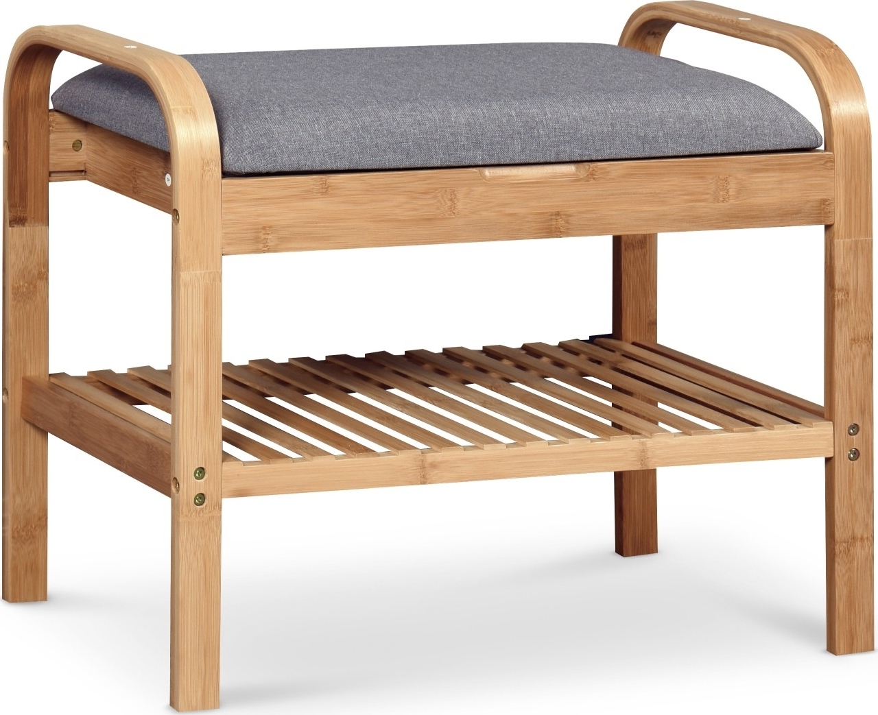 Bank mit verstecktem Stauraum - Grau