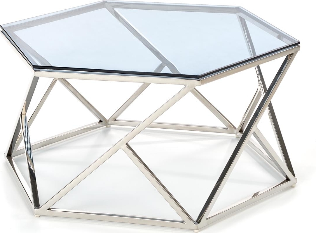 Dove Couchtisch 80 x 70 cm - Rauchglas Dove Couchtisch 80 x 70 cm - Rauchglas