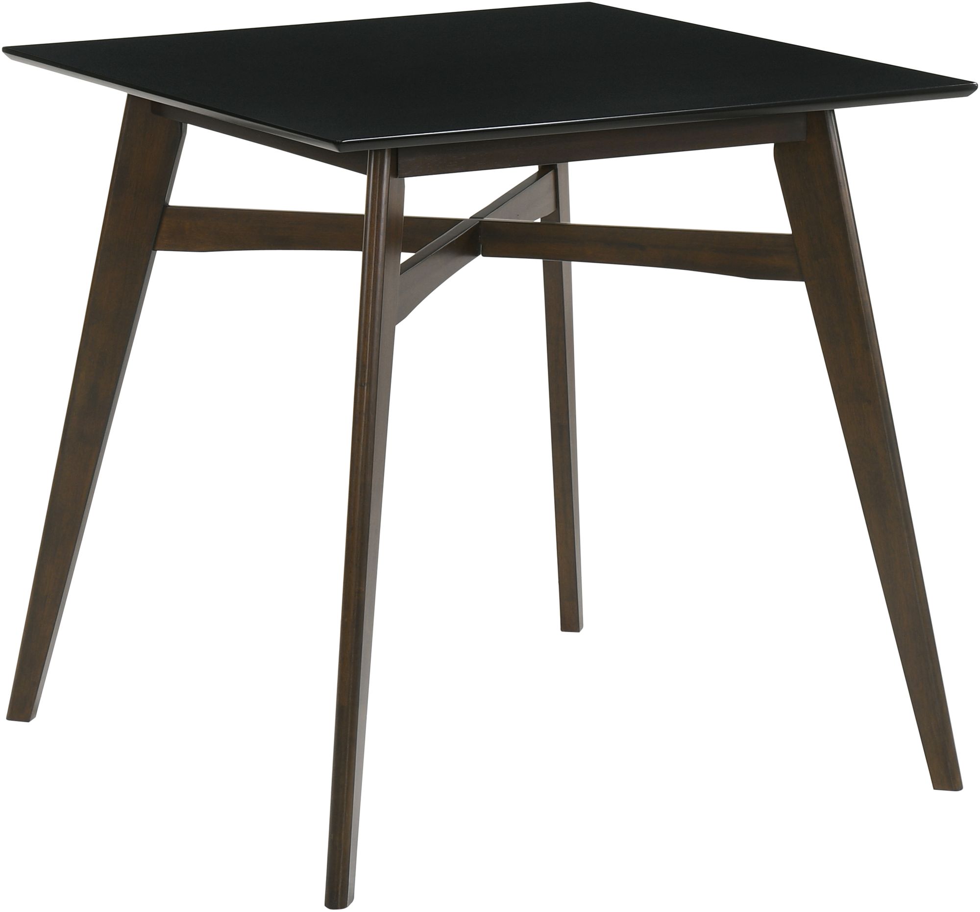 Florence Bartisch 90x90 cm - Walnuss/Schwarz Florence Bartisch 90x90 cm - Walnuss/Schwarz