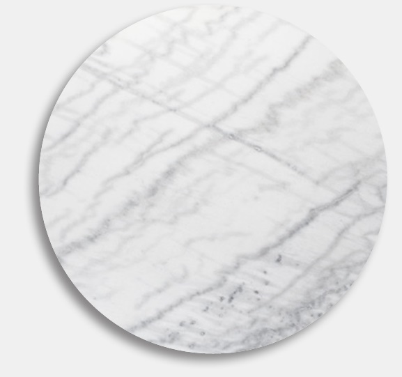 Akzent heller Marmorstein Top Platte �110 cm