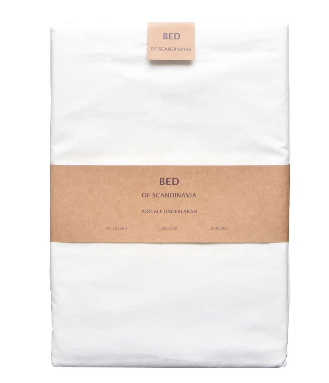 Perkal in Flachblattform - Wei�