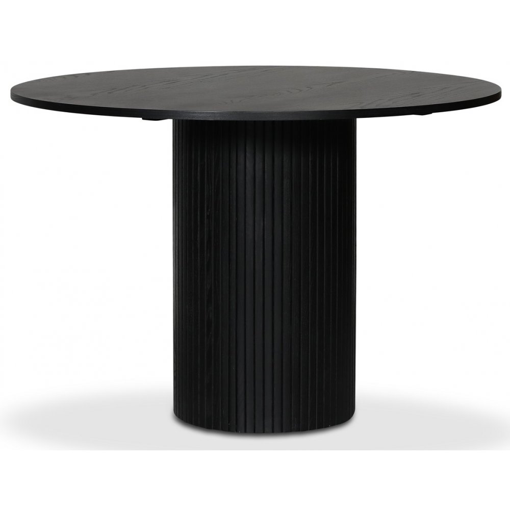 Nivel runder Esstisch �110 cm - Schwarz gebeizte Eiche