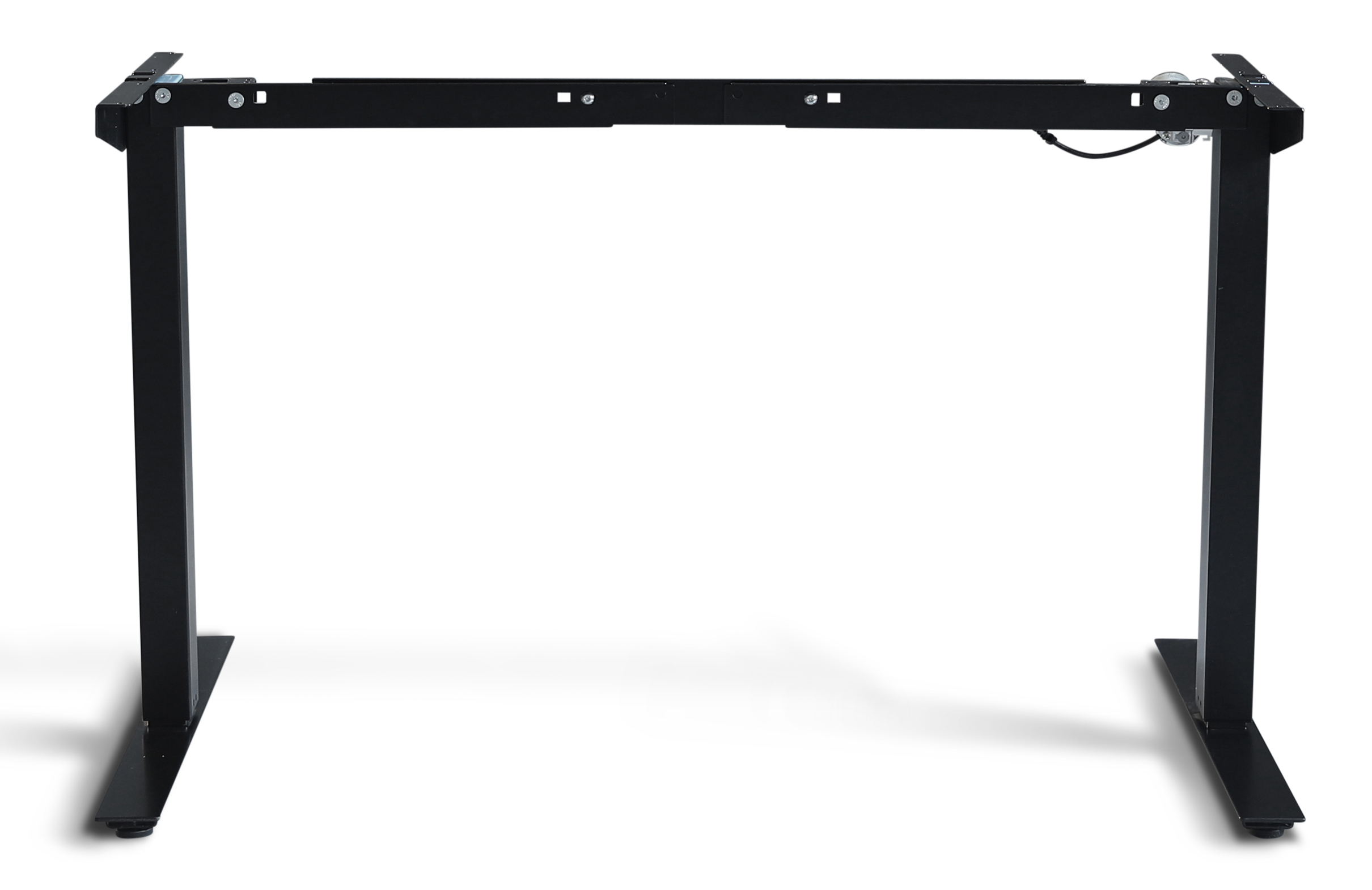 B�roschwarzer Schreibtischfu� elektrisch verstellbar