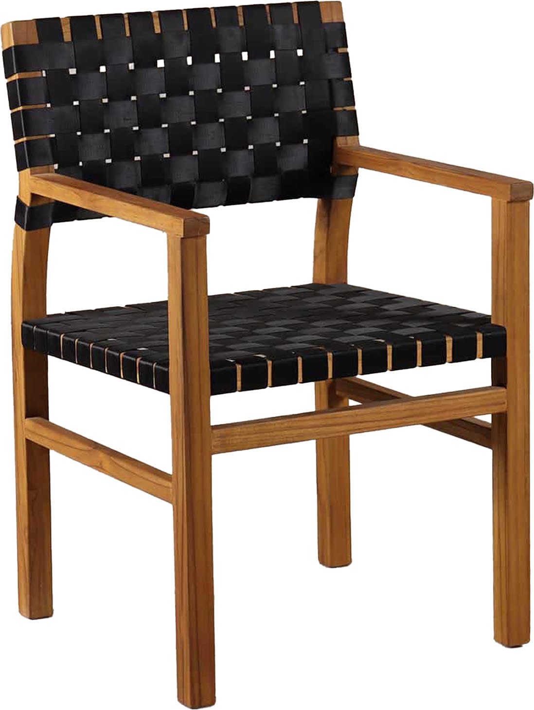 Salt� Outdoor-Stuhl mit Teakholzgurt