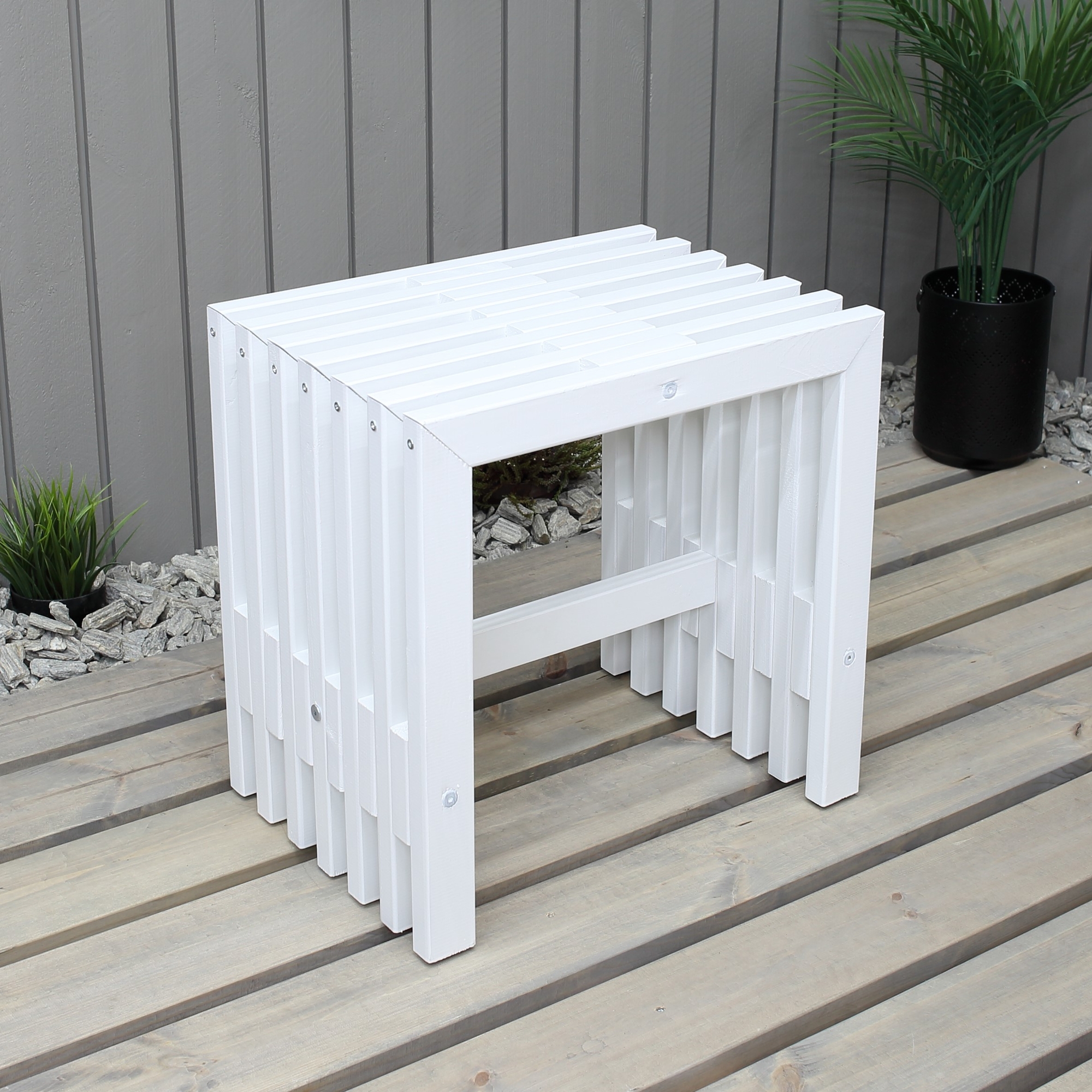 Cuba-Hocker - Weiß Cuba-Hocker - Weiß