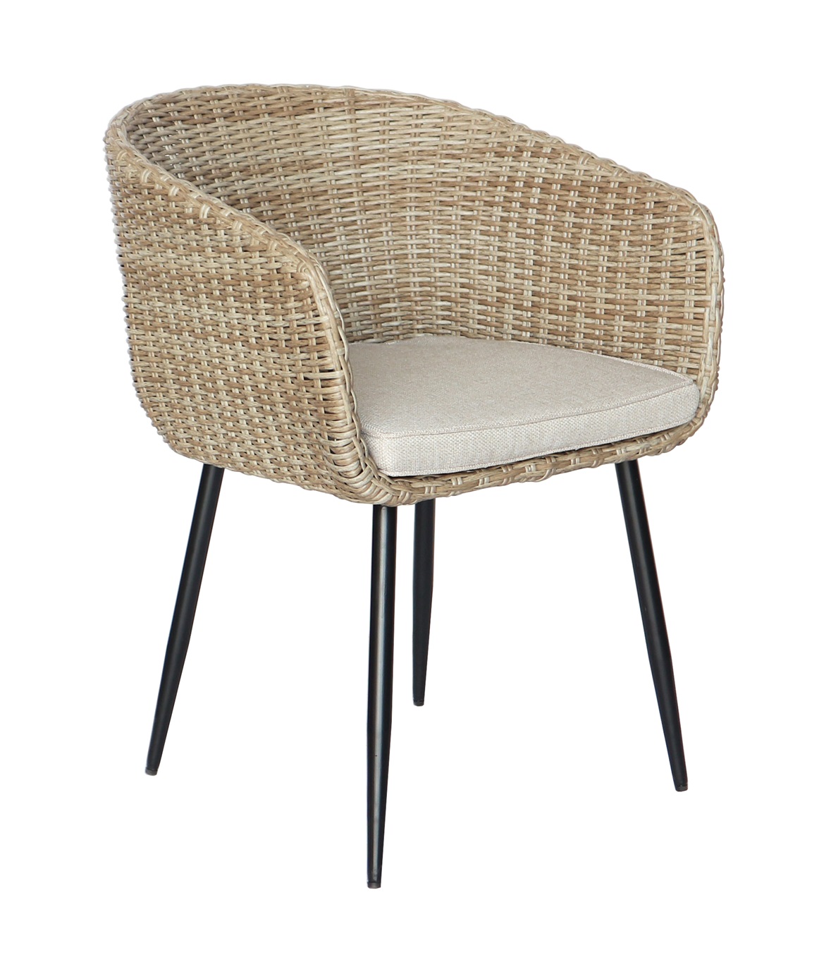 Gartenstuhl - Aster | naturfarbenes Kunstrattan