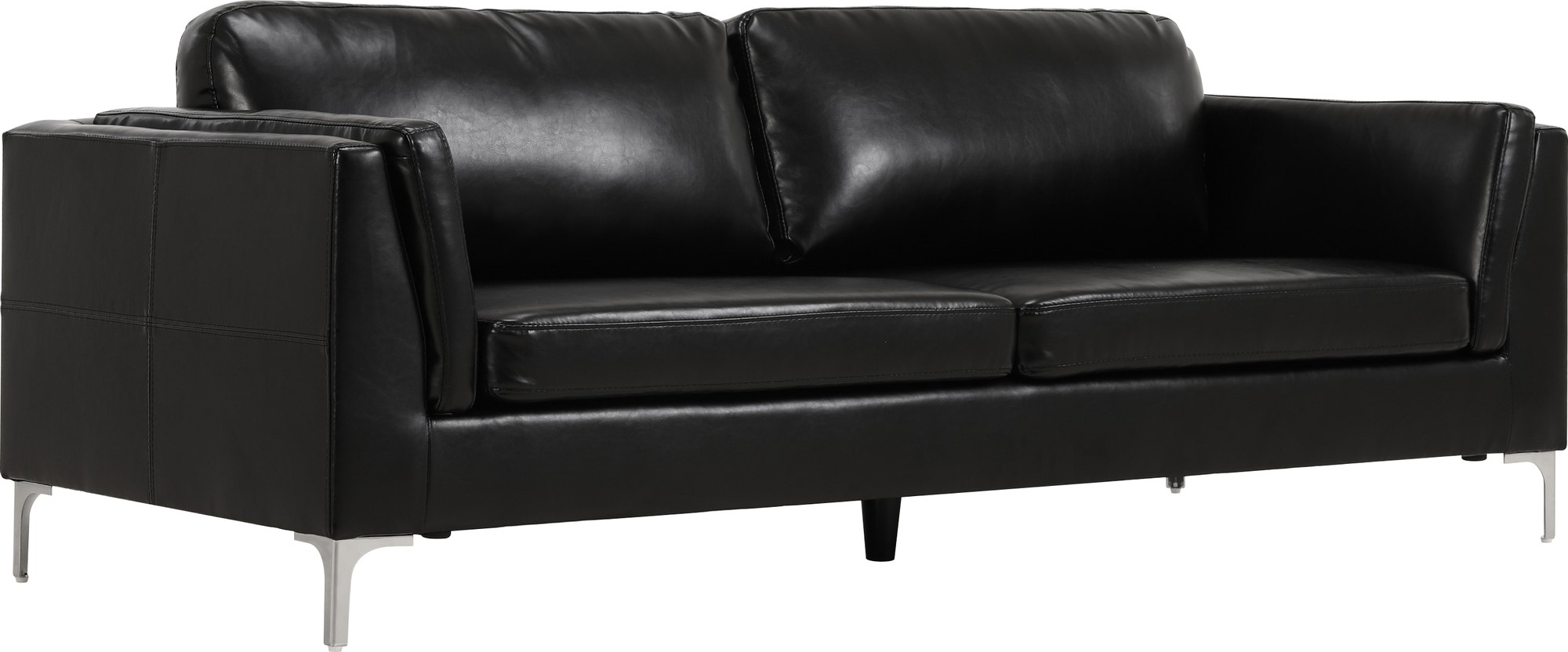 Sofa 3-Sitzer schwarz PU - Cansas + M�belreinigung