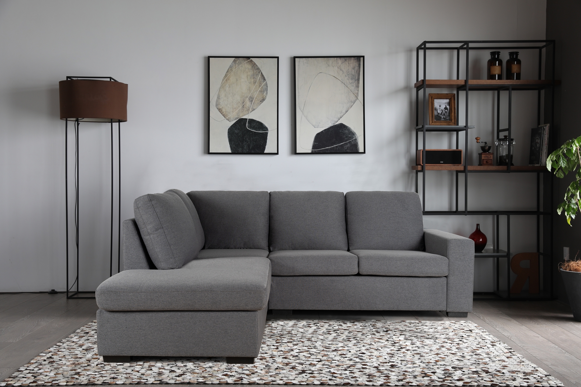 Solna Sofa mit offenem Abschluss 244 cm - Rechts