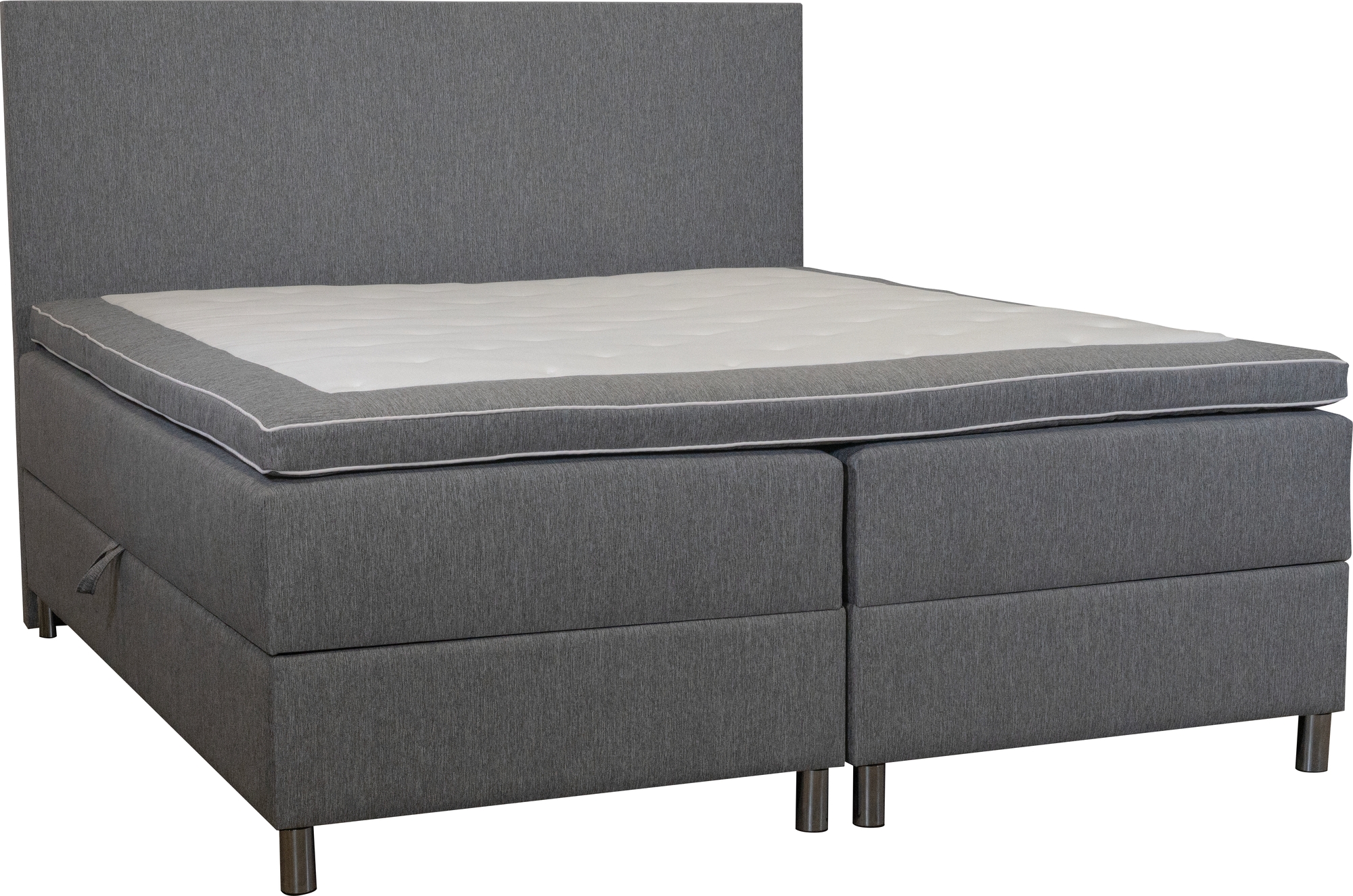 Akzentkopfteil - 180 cm - Hellgrau