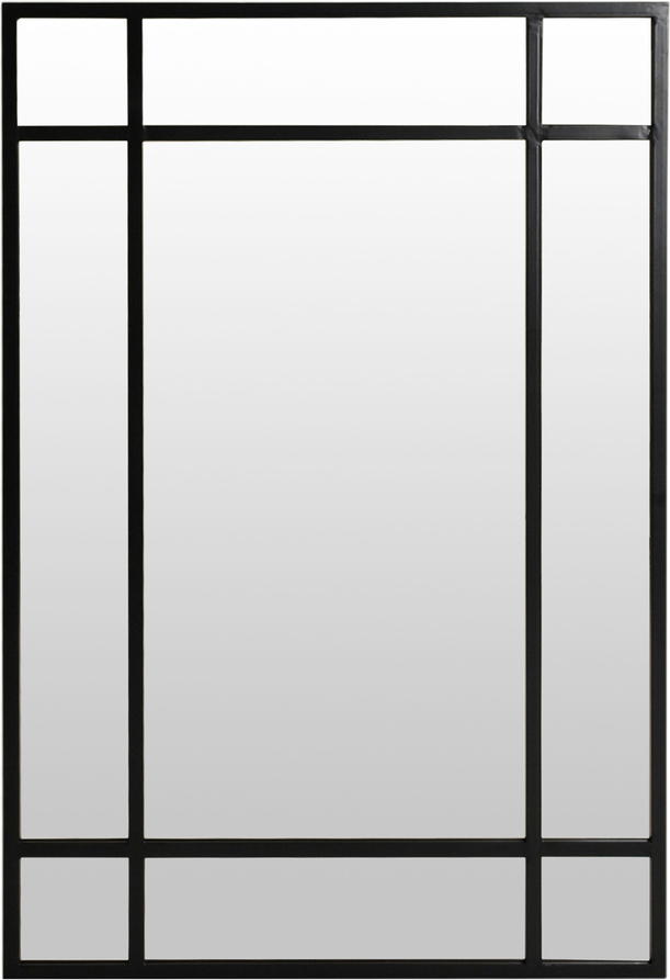 Marlon Spiegel 120 cm - Metall/antikschwarz