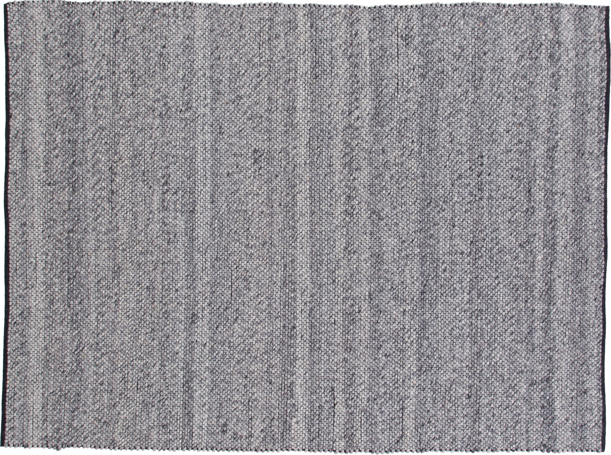 Wollteppich Allison - Graue Wolle