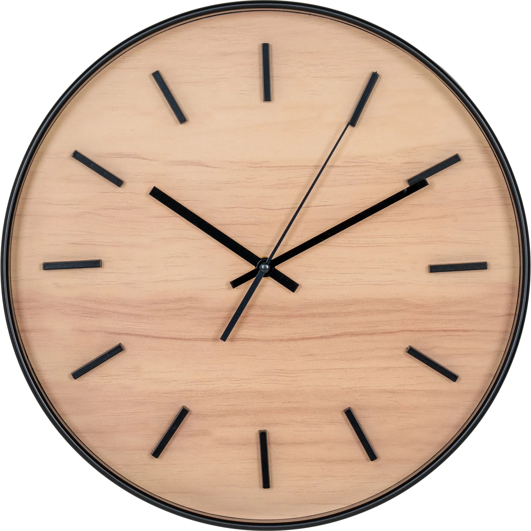 Camden Wanduhr - Natur/Schwarz Camden Wanduhr - Natur/Schwarz