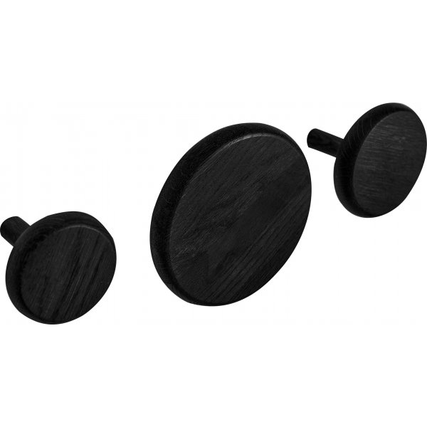 Mondo Kleiderhaken zwischen - Schwarz