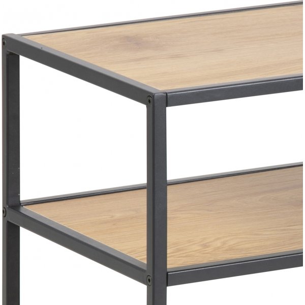 Seaford Schuhregal 50 cm - Eiche/schwarz