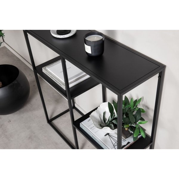 Train-Konsolentisch 80 x 26 cm - Schwarz