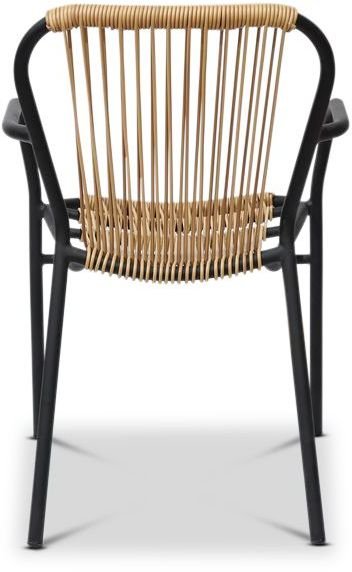 Sessel Motala - Rattan natur/schwarz