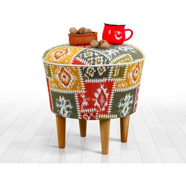 Rugg Hocker - Mehrfarbig Rugg Hocker - Mehrfarbig