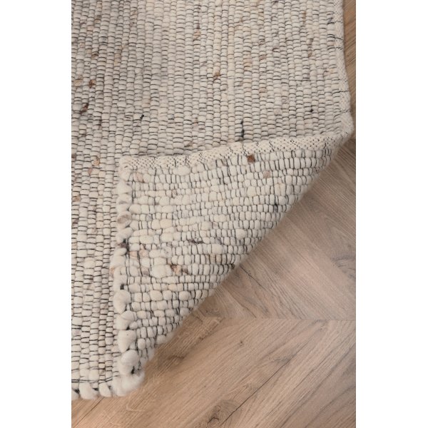 Wollteppich Pontus - Weiß/Beige Wollteppich Pontus - Weiß/Beige