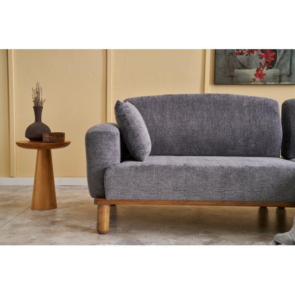 Reims 3-Sitzer-Sofa - Grau