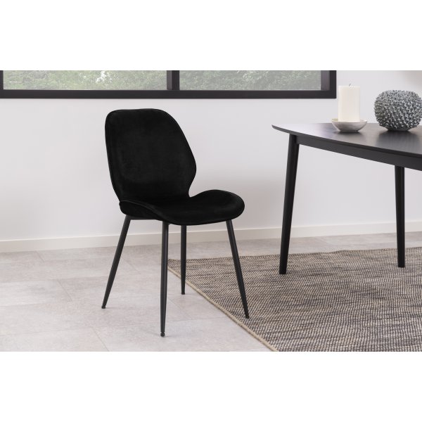 Femke Esszimmerstuhl - Schwarz Femke Esszimmerstuhl - Schwarz