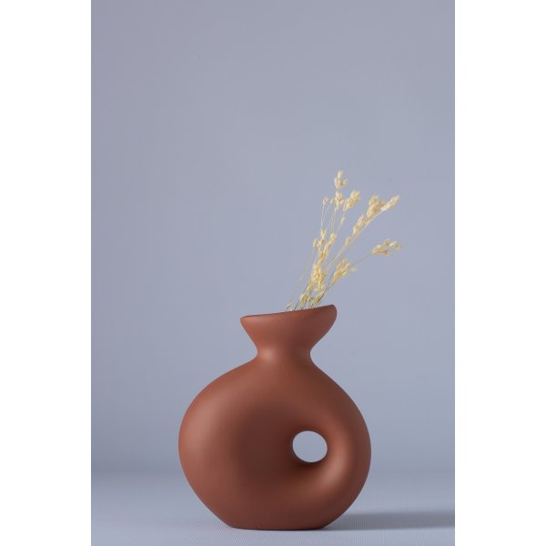 Delta-Vase - Ziegelrot Delta-Vase - Ziegelrot