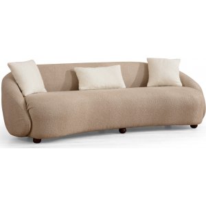 Napoli 3-Sitzer-Sofa - Cappuccino