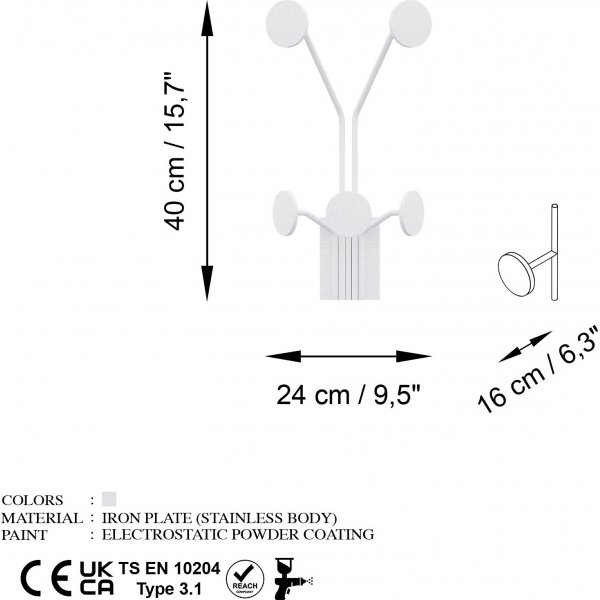 Giraffen-Kleiderbügel - Weiß Giraffen-Kleiderbügel - Weiß