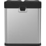 Maiken Abfalleimer 30 l - Silber/schwarz