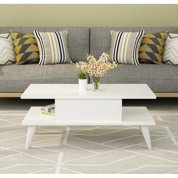 Beta-Couchtisch - Weiß Beta-Couchtisch - Weiß