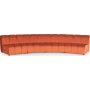 Karminrotes Ecksofa - Orange