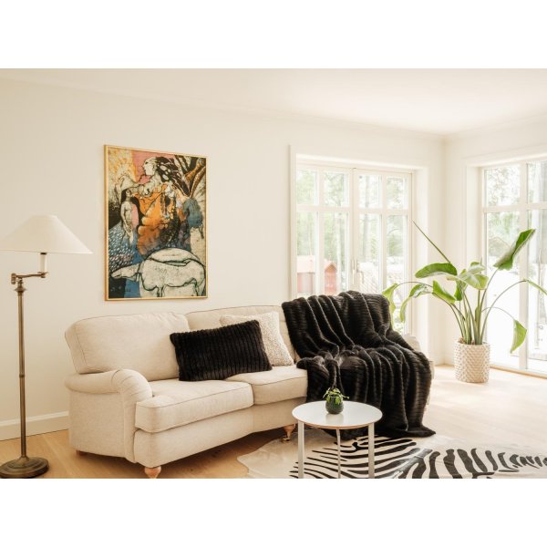 Grace Plaid 140 x 220 cm - Schwarz Grace Plaid 140 x 220 cm - Schwarz