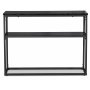 Solano Konsolentisch 100 x 35 cm - Esche schwarz gebeizt (Laminat)