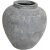 Rustikaler Keramiktopf 34 cm - Grau