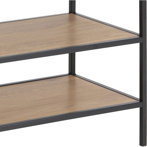 Seaford Schuhregal 50 cm - Eiche/schwarz