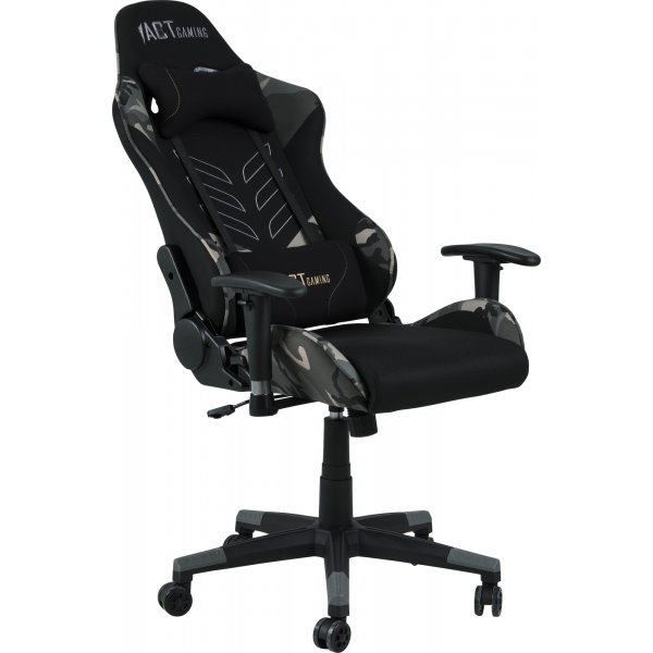 Alpha Gaming-Stuhl - Schwarz/Grau Alpha Gaming-Stuhl - Schwarz/Grau