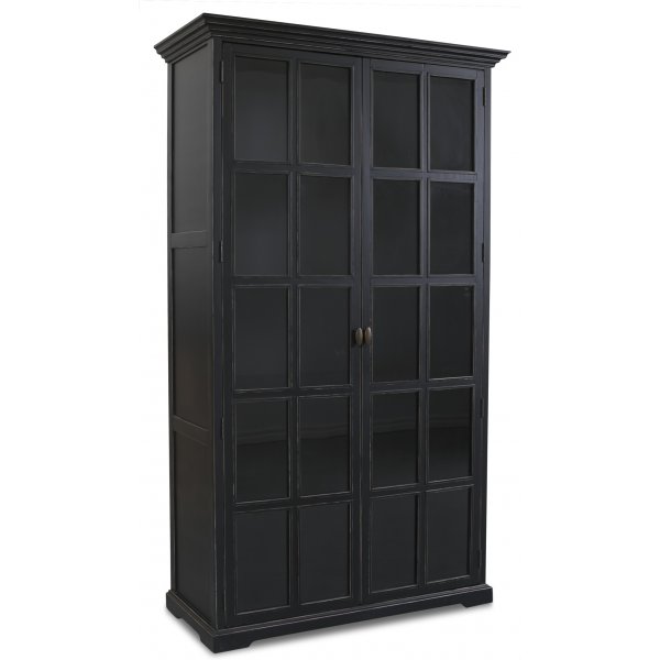 Paris Vitrinenschrank - Schwarz