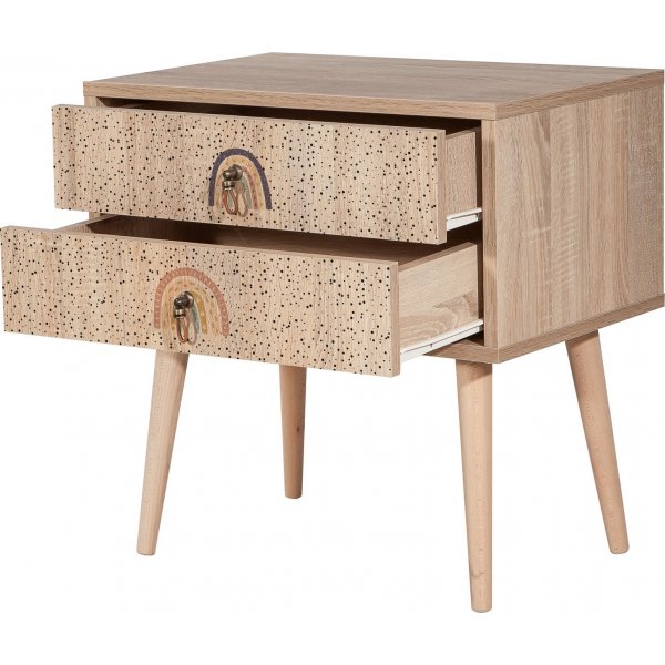 City Rainbow Nachttisch - Beige