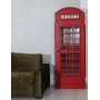 Barschrank Telefonzelle - Rot