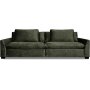 Gabby 4-Sitzer-Sofa aus dunkelgrnem Samt