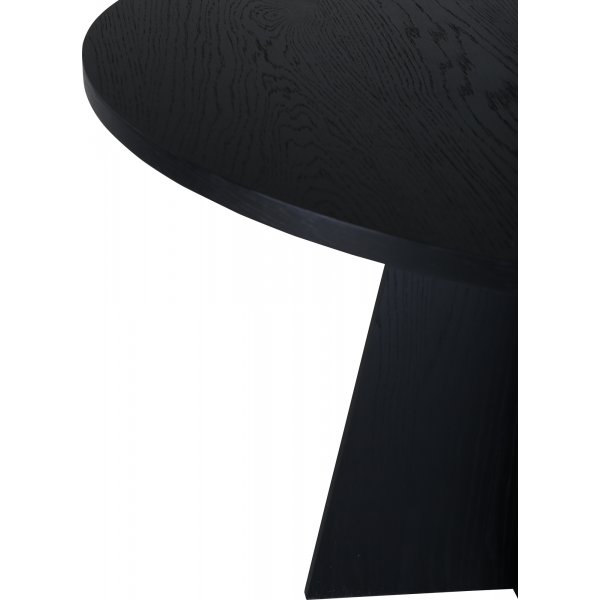 Bootcut-Esstisch 110 cm - Schwarz