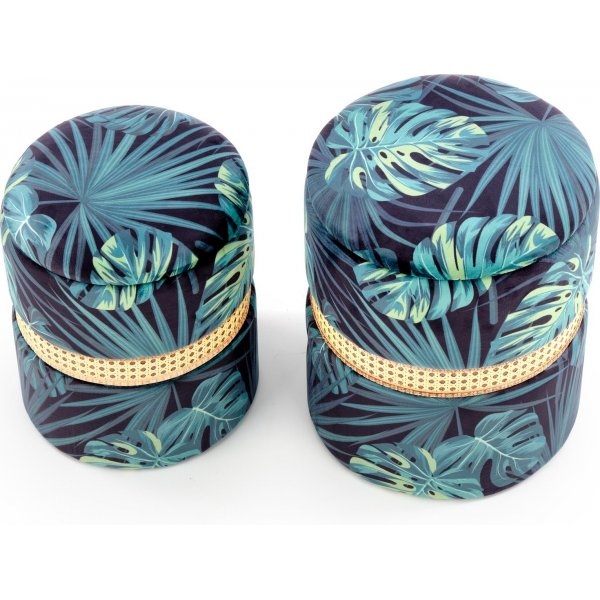 Kinshasa Hocker - Blau Kinshasa Hocker - Blau