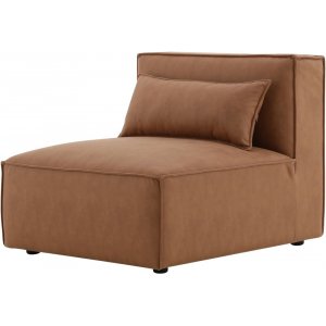 Luxurises modulares Sofa - Mittelteil 1 - Braun