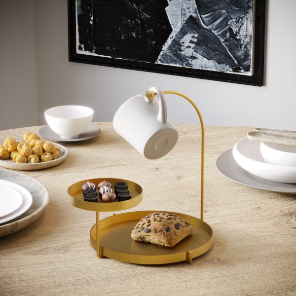 Knidos Dekoschale - Gold