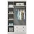 Bahar Kleiderschrank 105 x 50 x 210 cm - Wei