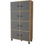 Vilamo Schrank 59 - Kiefer/anthrazit