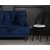 Adena 3-Sitzer-Sofa - Samt Mitternachtsblau